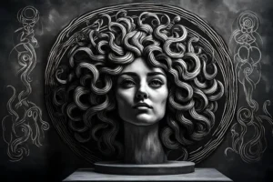 story of medusa illustration